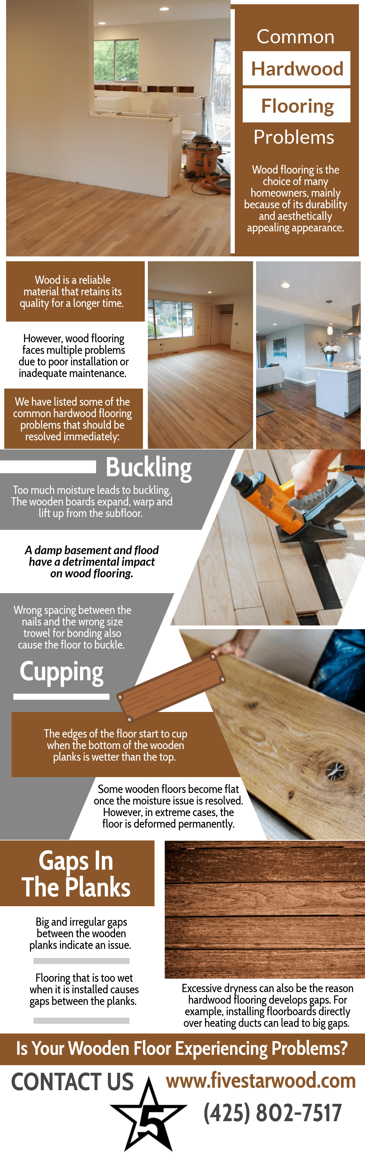 Common Hardwood Flooring Problems - Five Star Hardwood Floor