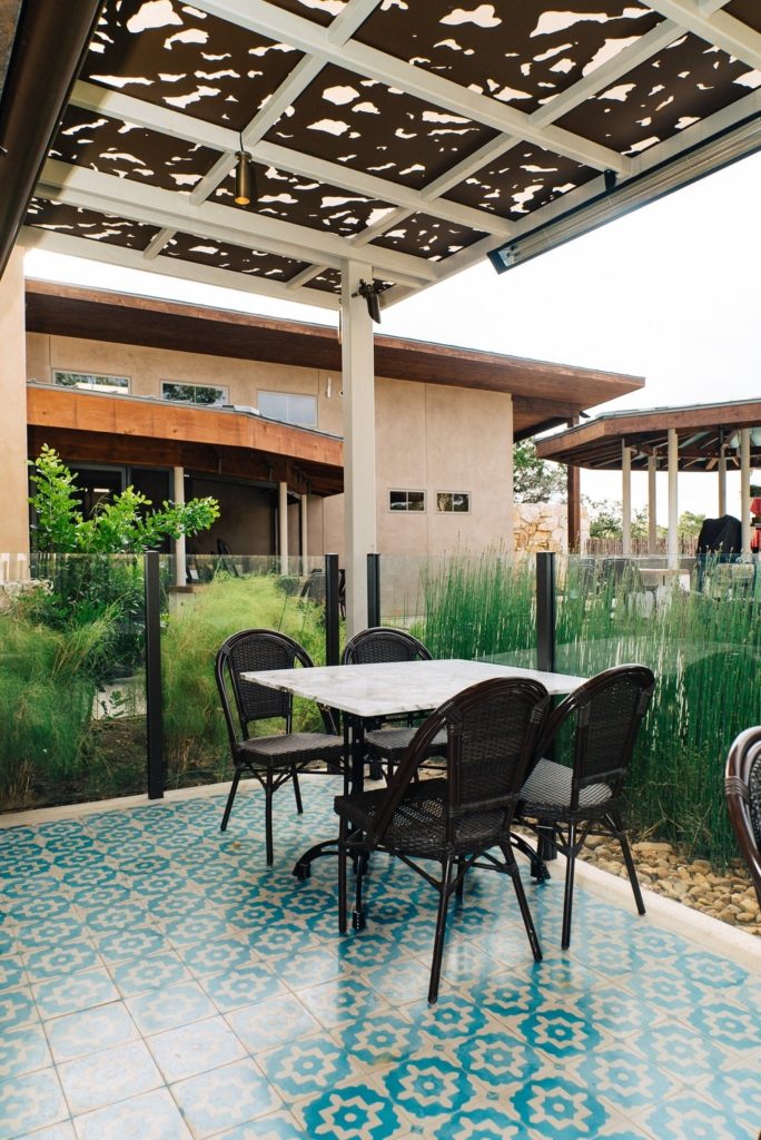 Covered patios are better for resin tables