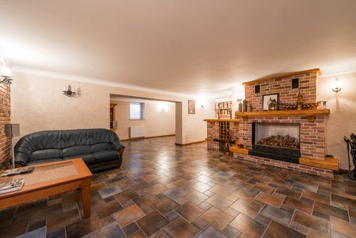 wooden flooring in living room