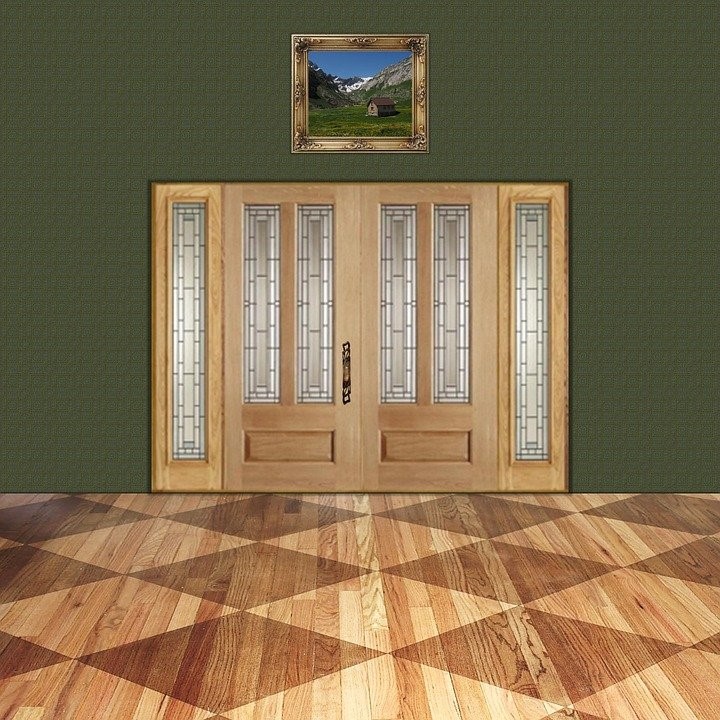Recoated solid wood flooring