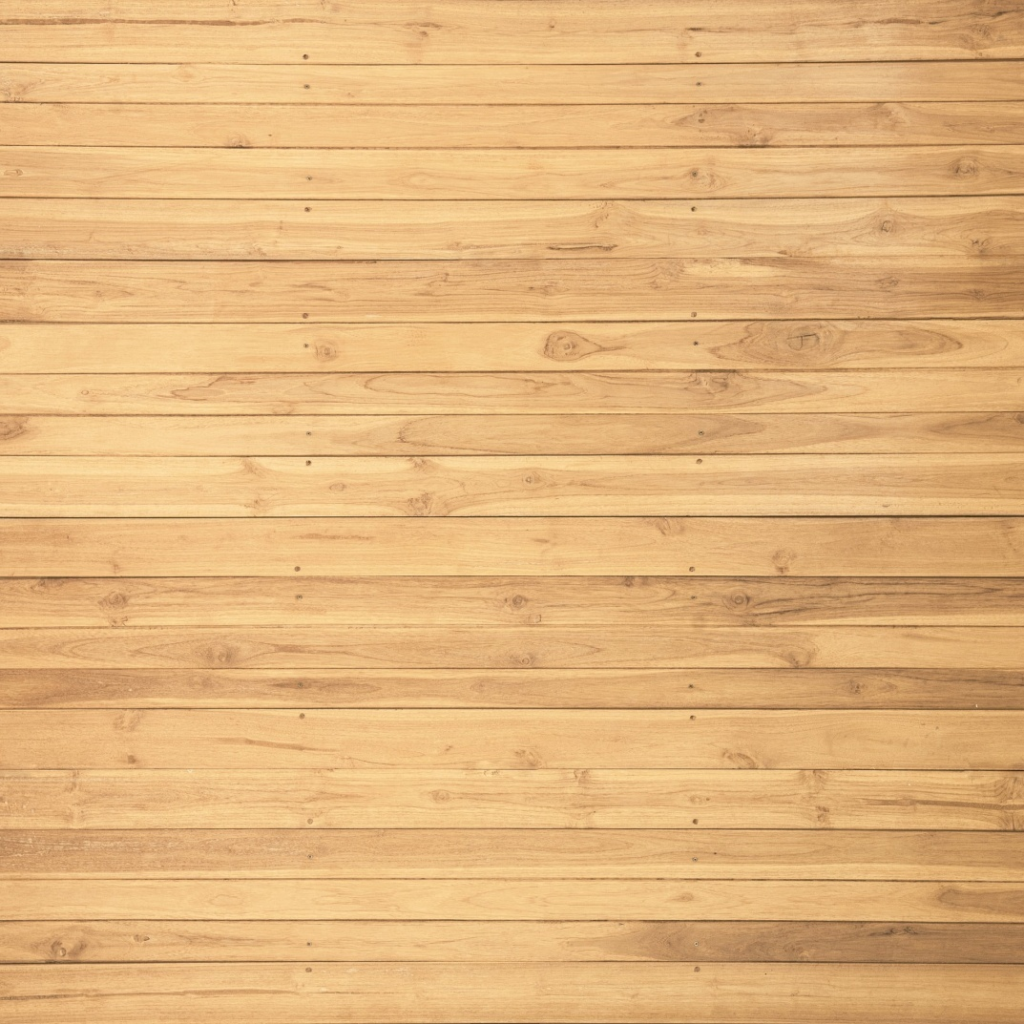 A close-up of solid hardwood flooring
