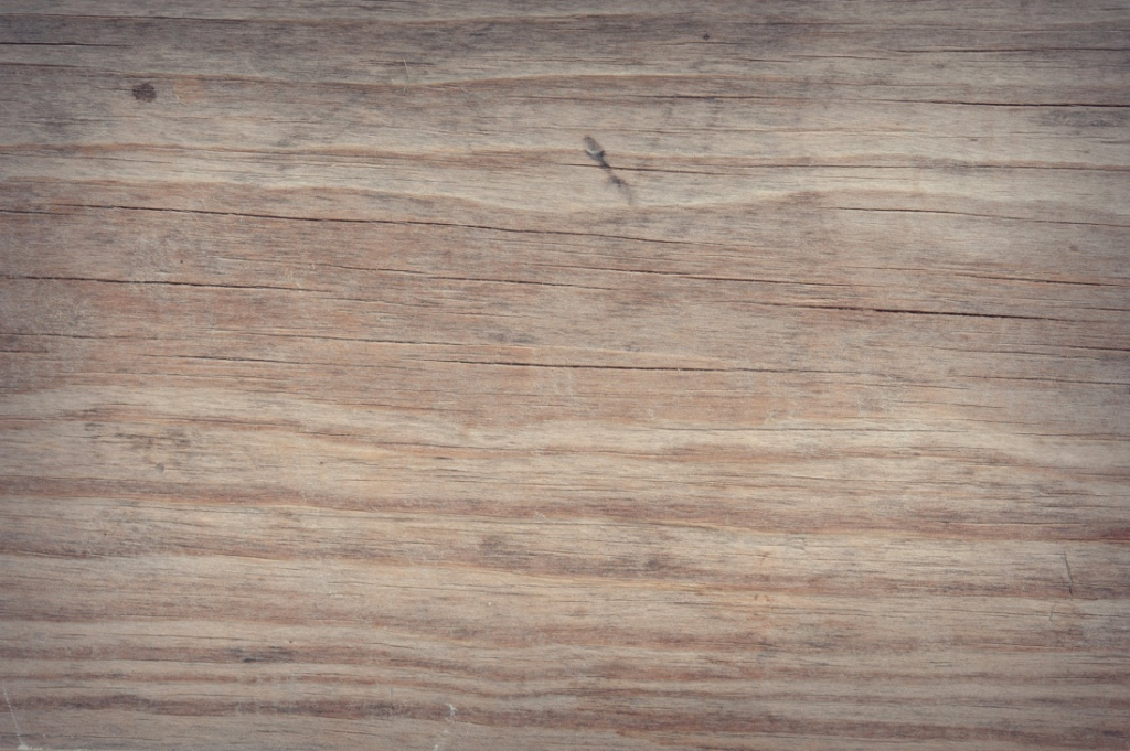 Freshly sanded hardwood plank