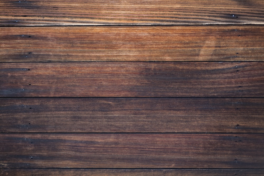 An unpolished wooden floor