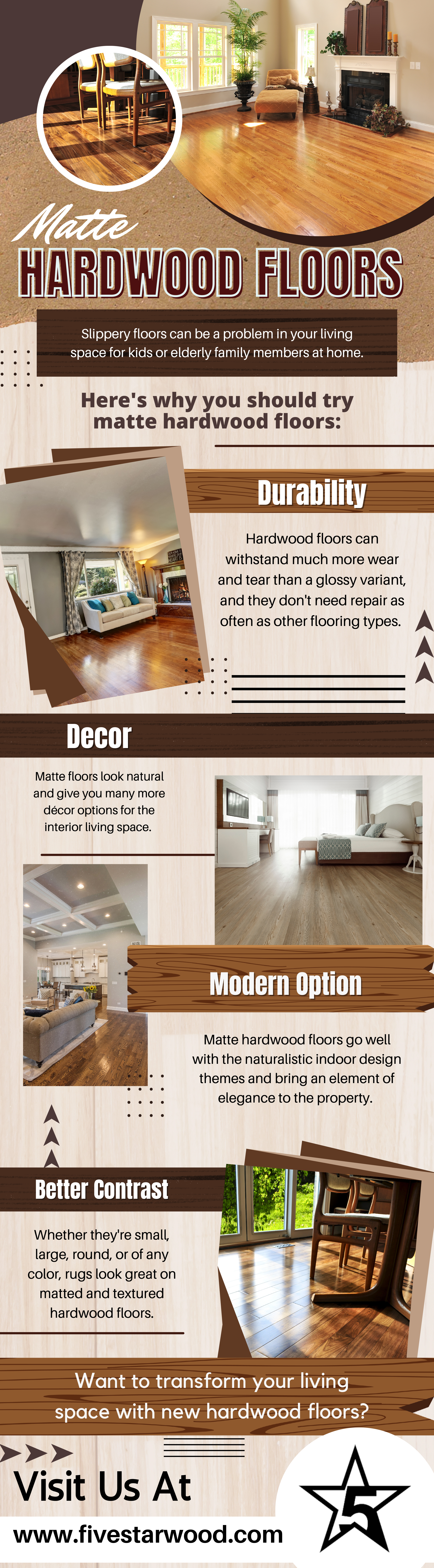 Matte Hardwood Floors