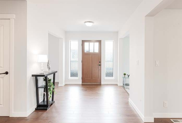 Waterproof floor in a home’s entrance  